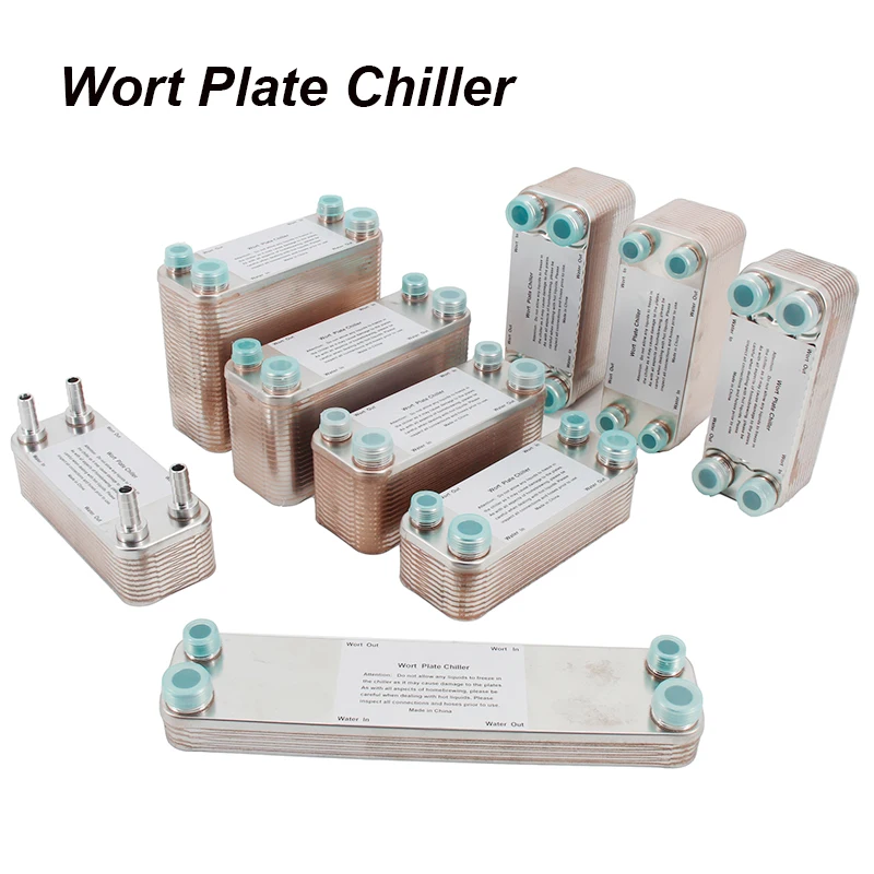 Homebrew Beer Wort Plate Chiller 20/30 Plate Heat Wymiennik Brand New