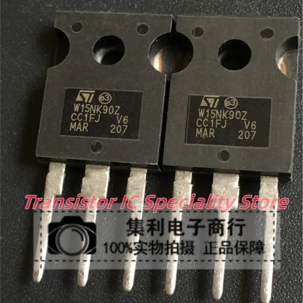 

5PCS-10PCS W15NK90Z STW15NK90Z MOS TO-247 900V 15A Imported Best Quality