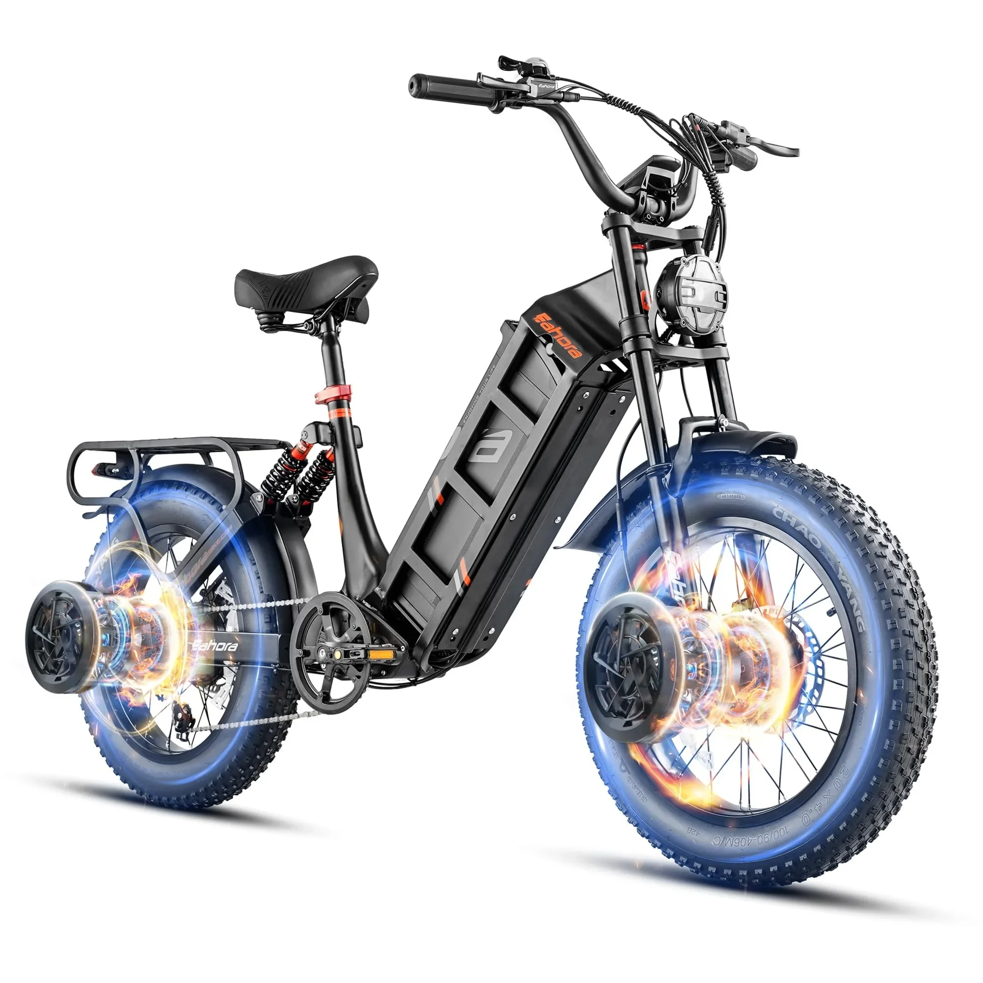 Eahora Juliet 3 Customize Odm/Oem Bike 1000w 48v Electric Bicycle 2000w Dual Mountain E Bike 20*4.0 Fat Tire Electric Bike