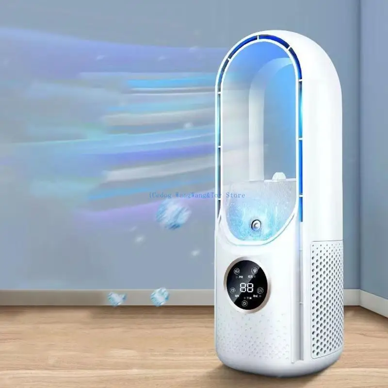 

MOLF Portable Air Conditioners Fan Air Cooler Desk Cooling Fan with 6 Speeds Adjustable for Room Office Dorm