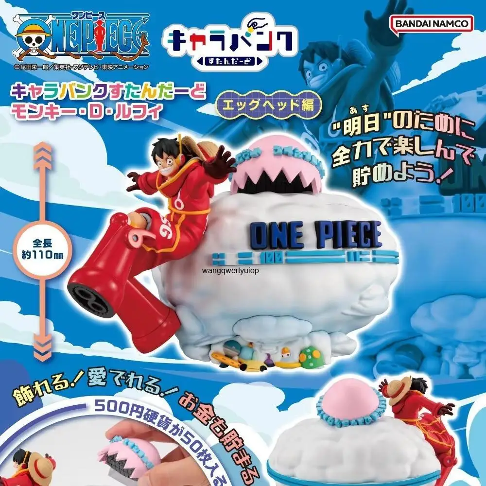 Megahouse Original, Hucha de Personaje de One Piece, Monkey D. Luffy, Figura de Anime de 11cm, Juguete de Regalo de Cumpleaños