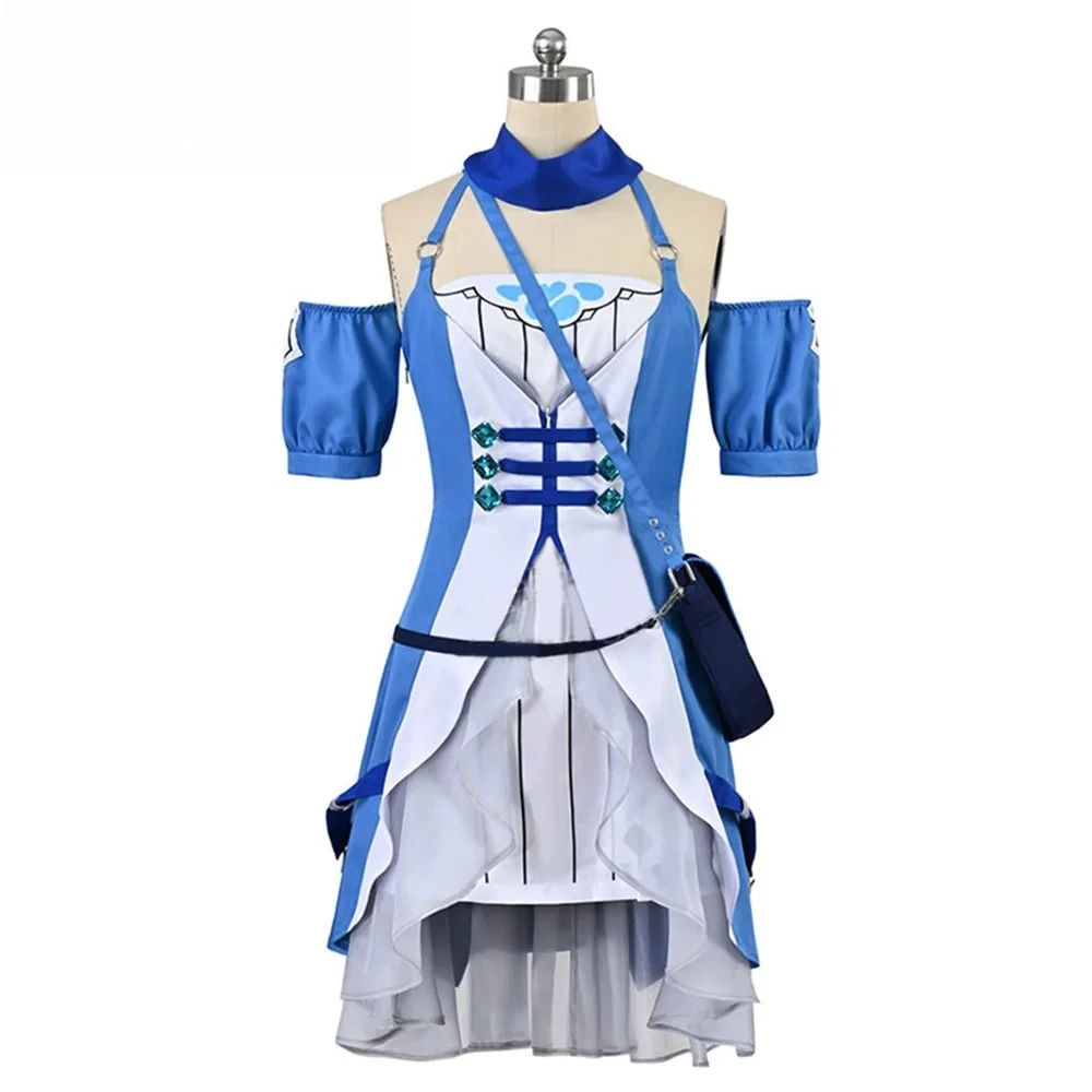 

Аниме Umamusume Pretty Derby Super Creek костюмы для косплея женское платье с низкой спинкой сумка-слинг аксессуар шарф Хэллоуин