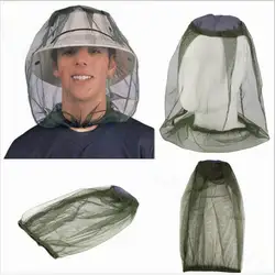 Arrival Safe Travel Camping Mesh Cap Midge Mosquito Insect Hat Bug Mesh Head Net Face Head Protector Mesh