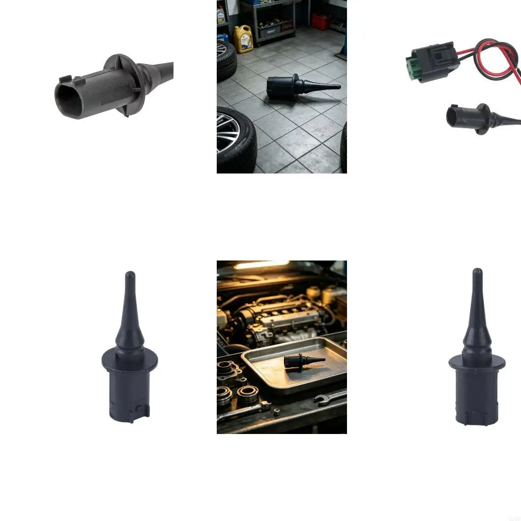 12V Coolant Temperature 0075421318 Black Housing Service Part for Engine Cooling Repair and Fitment Check Use X37F