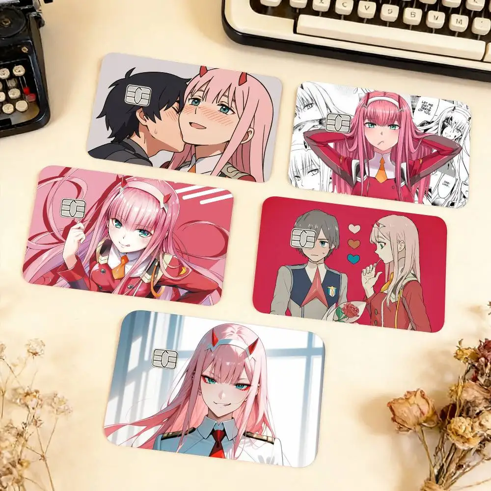 

Zero Two Waterproof Film Skin Cover Credit Card Stickers Debit Front Bank Bus Pass