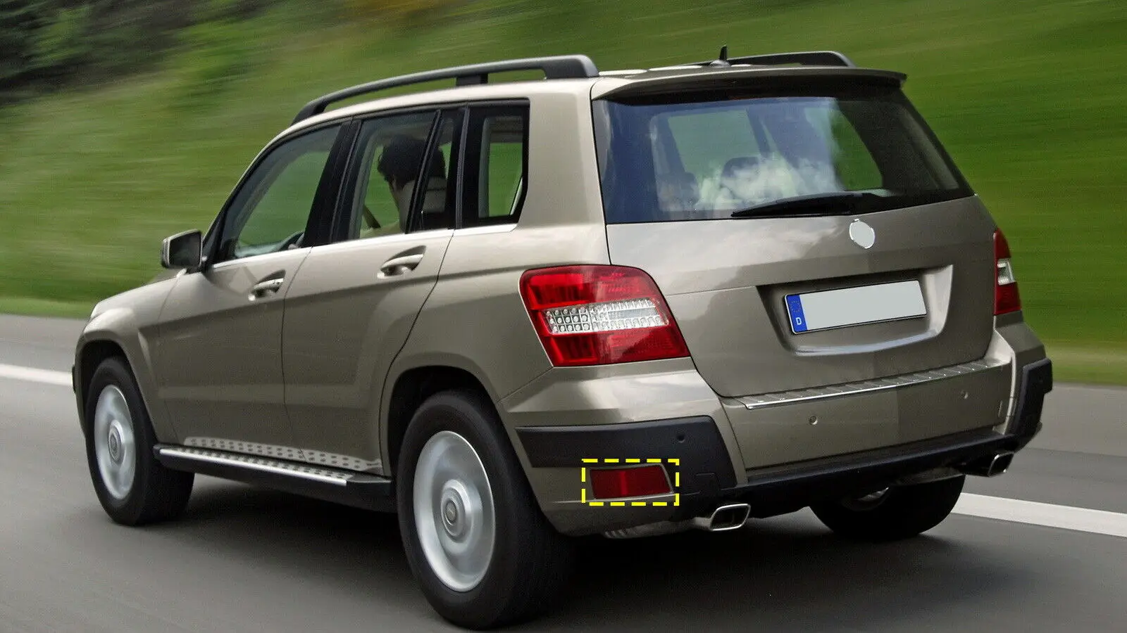 

For 08-15 Mercedes GLK Class X204 Left Rear Bumper Reflector Light Assembly N/S