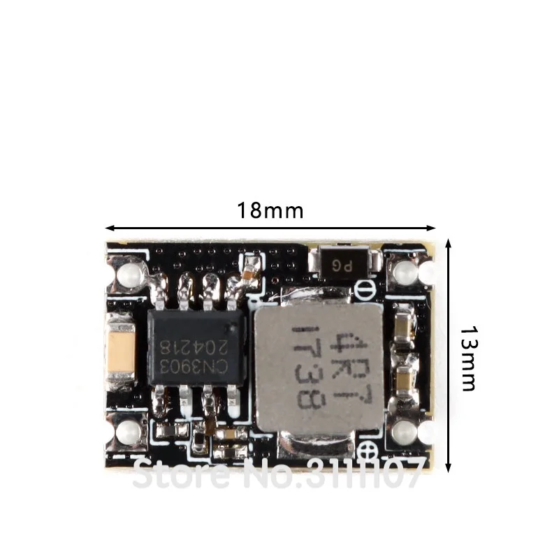 10PCS/LOT 3A Mini DC-DC Buck Step Down Converter Board 5V-30V To 3.3V 5V DC DC Voltage Regulator PCB Board Power Supply Module