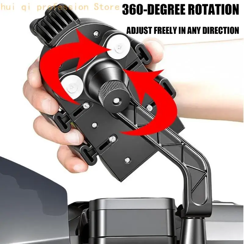Robuste Motorrad-Lenkerhalterung aus Kunststoff mit Luftfederungstechnologie, einfache Installation für eine stabile – Detail 10