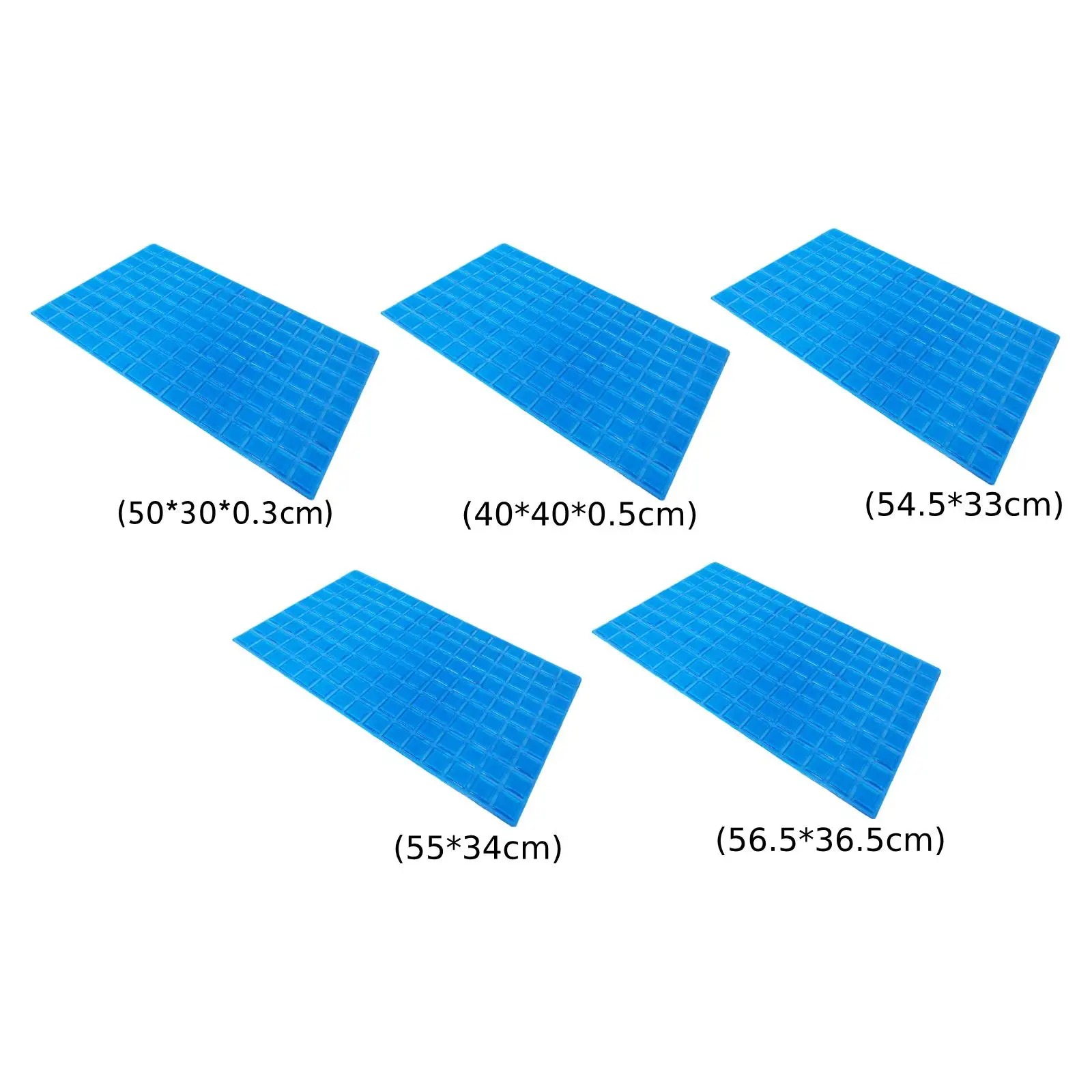 Breathable Cooling Gel Pillow Foldable Reusable Summer Cushion for Bed Spa Office Sleeping