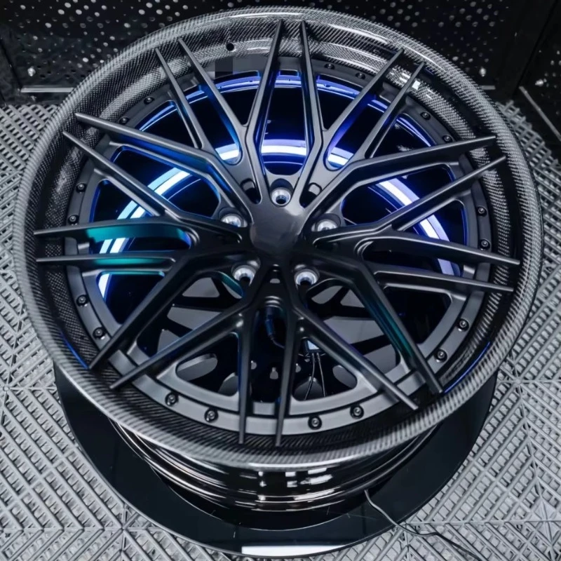 High-quality New Wheel Forged Hubs with Deep Dish Design 15-26-inch Grid Pattern
