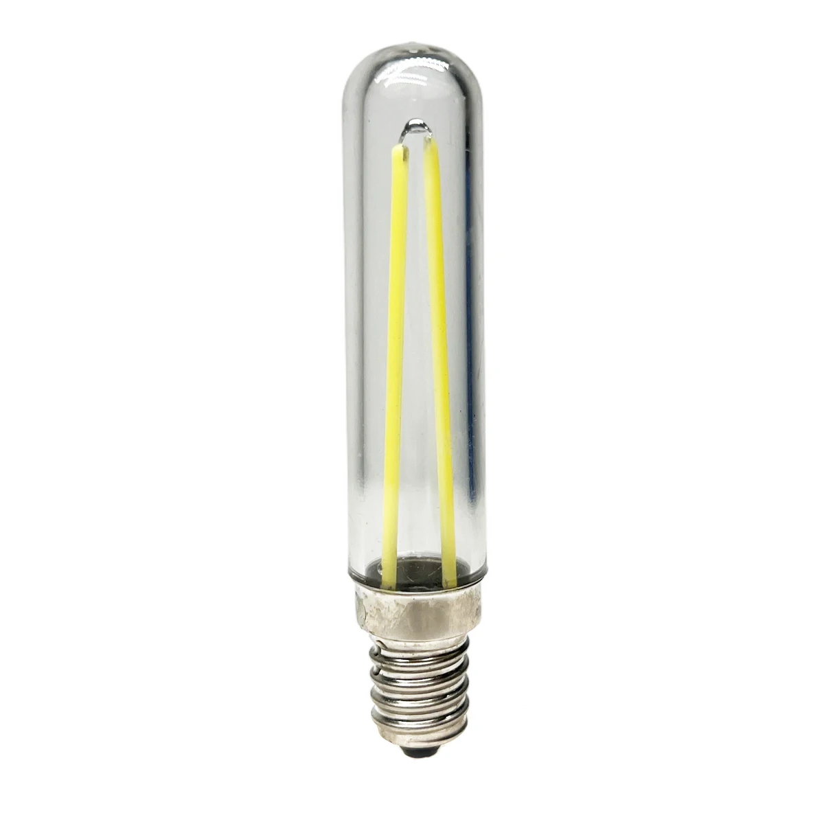 Lámpara de ahorro de energía para galería clásica, Bombilla de cristal Tubular, E12, T18, 2Led, superbrillante, 3W, 110V, 220V