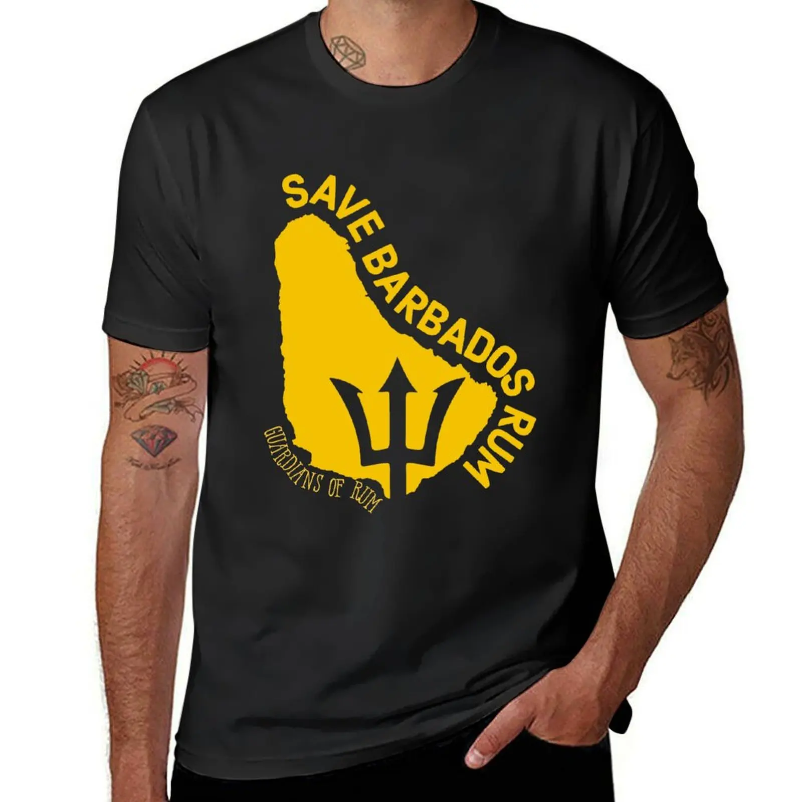 

The Save Barbados Rum Shirt T-Shirt korean fashion man t shirt basketball graphic tees mens plain t shirts