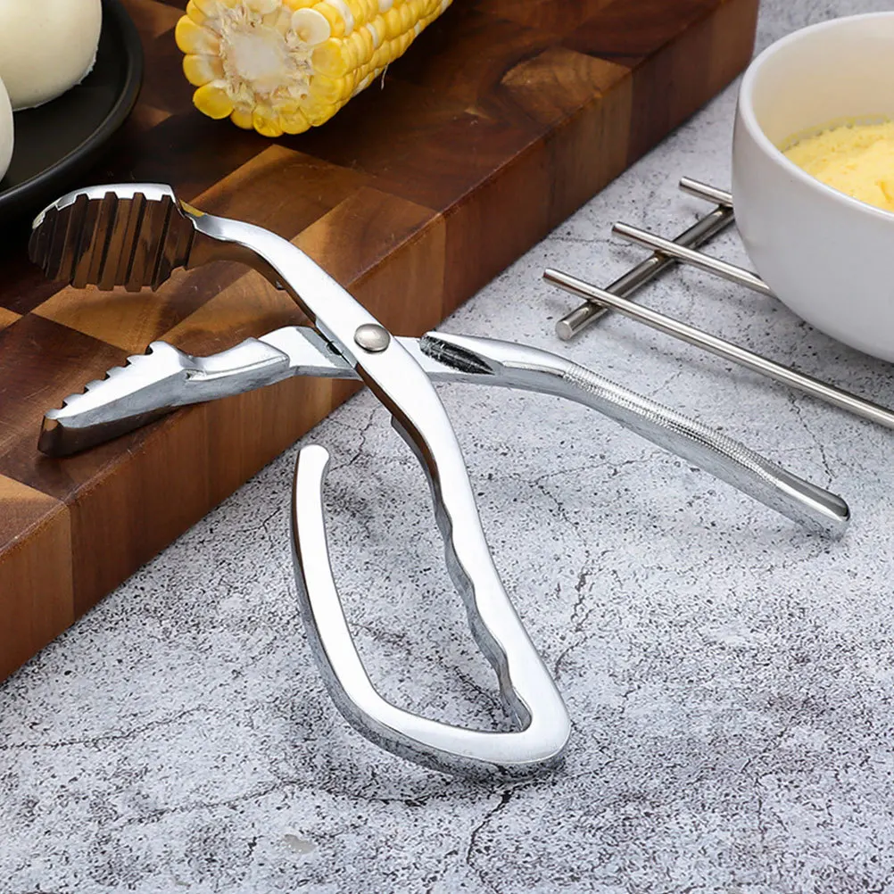 

Zinc Alloy Anti-Scalding Bowl Clip Kitchen Gadget Multi-Function Heat-Resistant Plate Gripper Hot Pot Dish Lifter Non-Slip