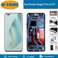 Original 6.81'' OLED For Huawei Honor Magic 5 Pro LCD Display Touch Screen For Honor Magic5 Pro LCD PGT-AN10 PGT-N19 Replacement