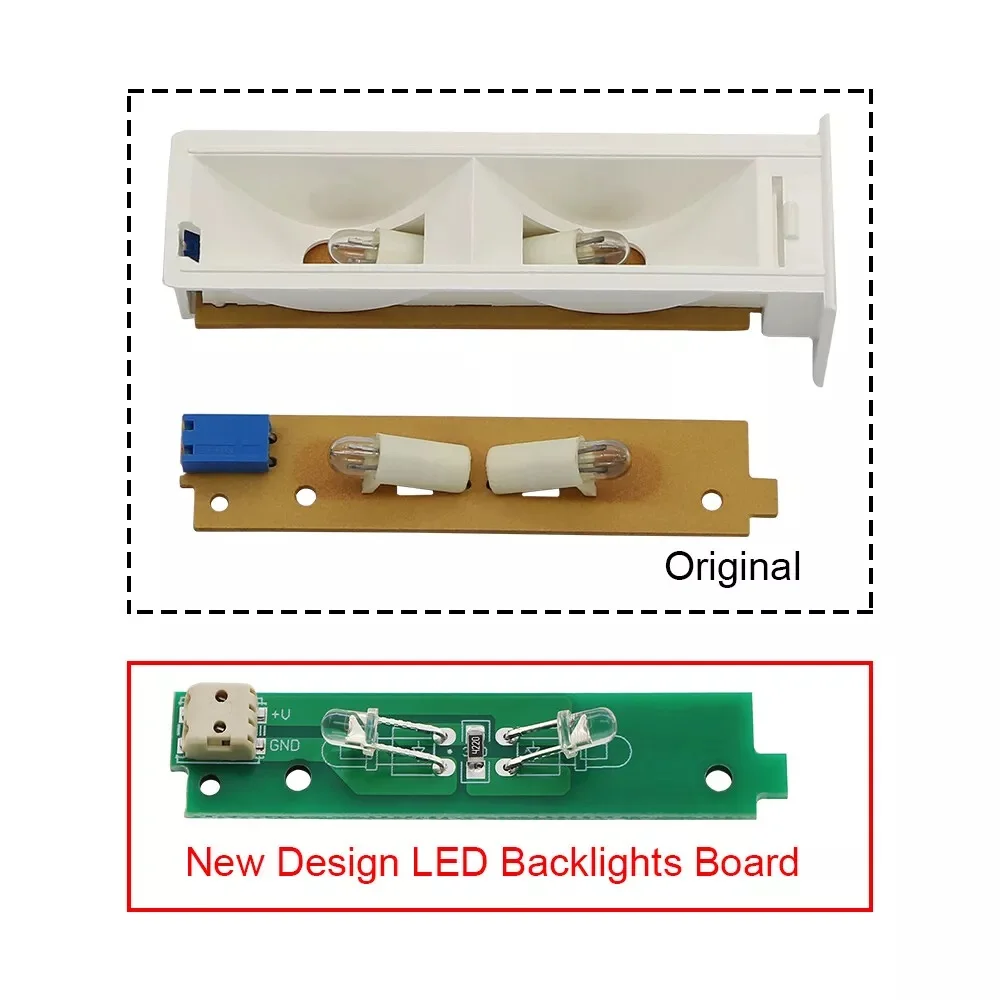 

LED Backlights Board for BMW E30 E23 E24 E28 13 Button OBC Light Bar 65811375461