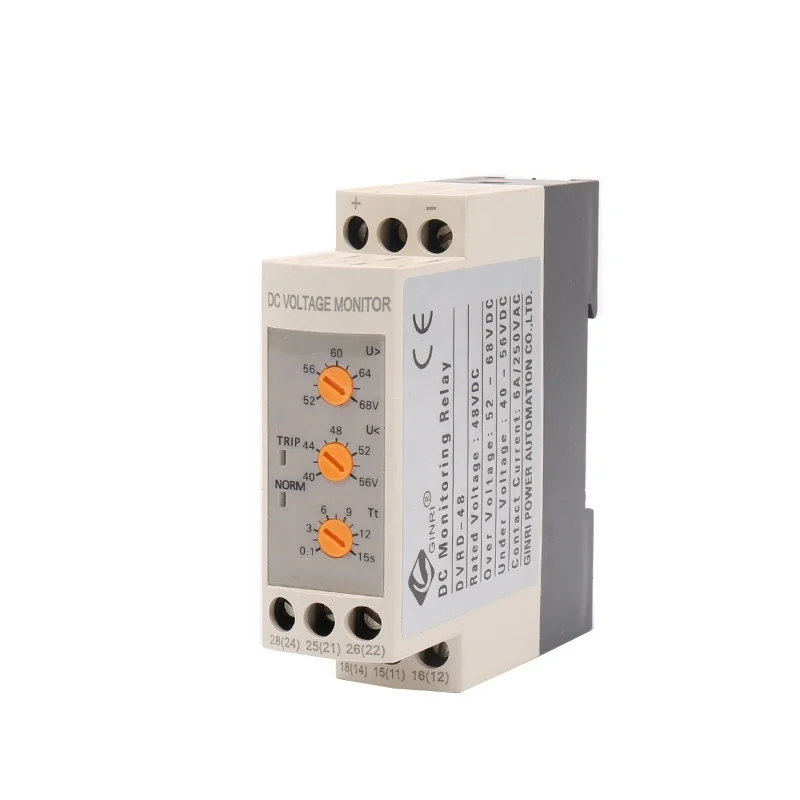 GINRI DVRD-48 DC48V – protection automatique pour réfrigérateur, régulateur et stabilisateur de surveillance automatique des surtensions et des sous-tensions, 3 pièces
