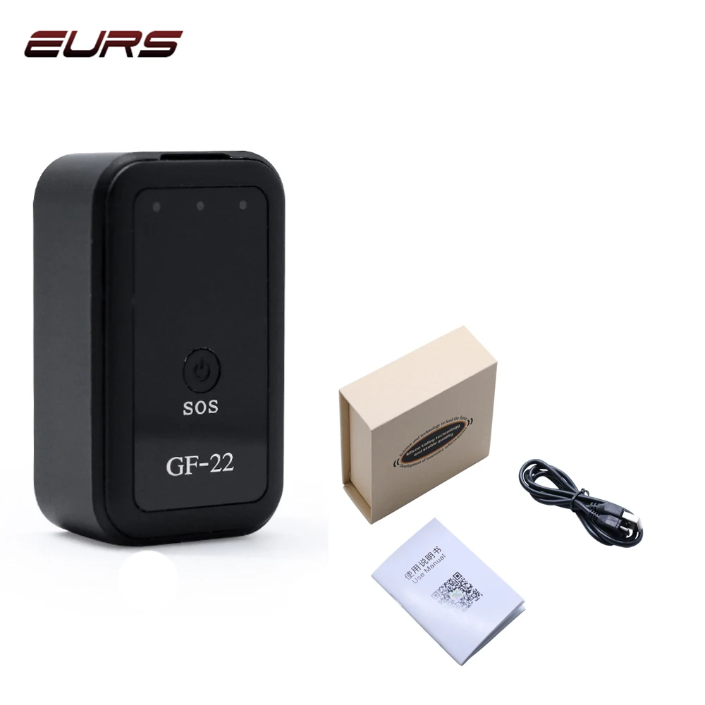 

EURS GF22 Car GPS Tracker Magnetic Small Location Portable Anti-Lost Device Vehicle Tracker Anti-Theft Gps Tracker Locator