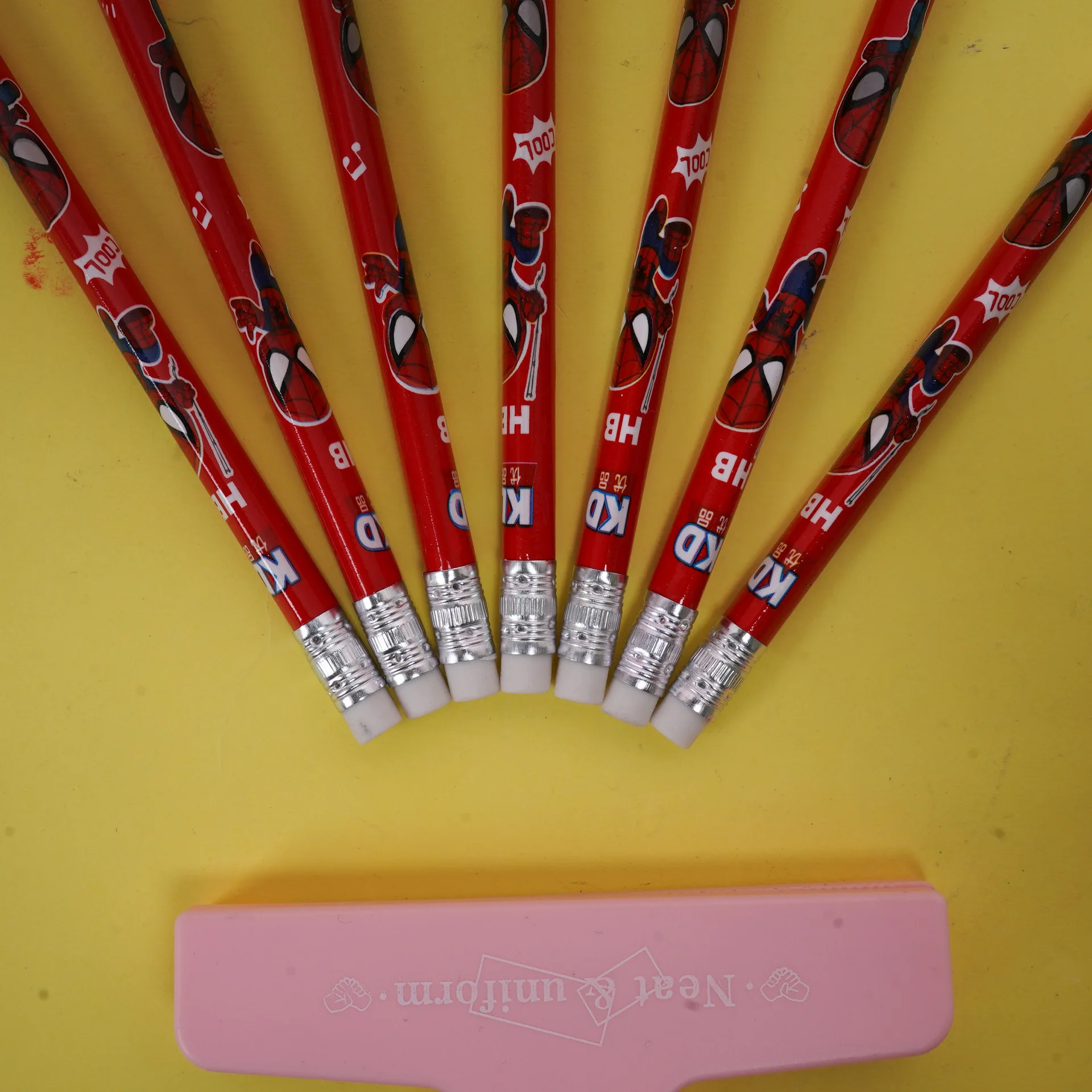 30pcs/set cartoom Spiderman HB Pencil Student Writing Pen Pencil Anime Cartoon Pencil School Stationery Supplies Peripheral Gift view 4