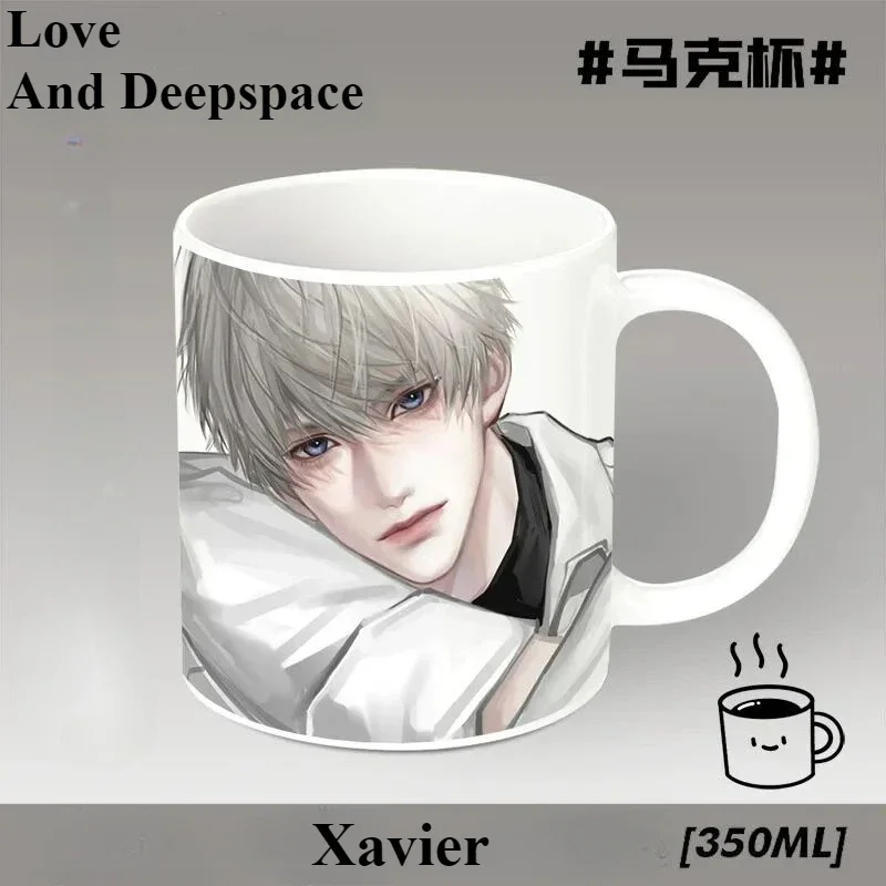 Love and Deepspace Xavier Rafayel schattige persoonlijkheid cartoon keramische mok creatieve trendy anime karakter randapparatuur koffiekopje