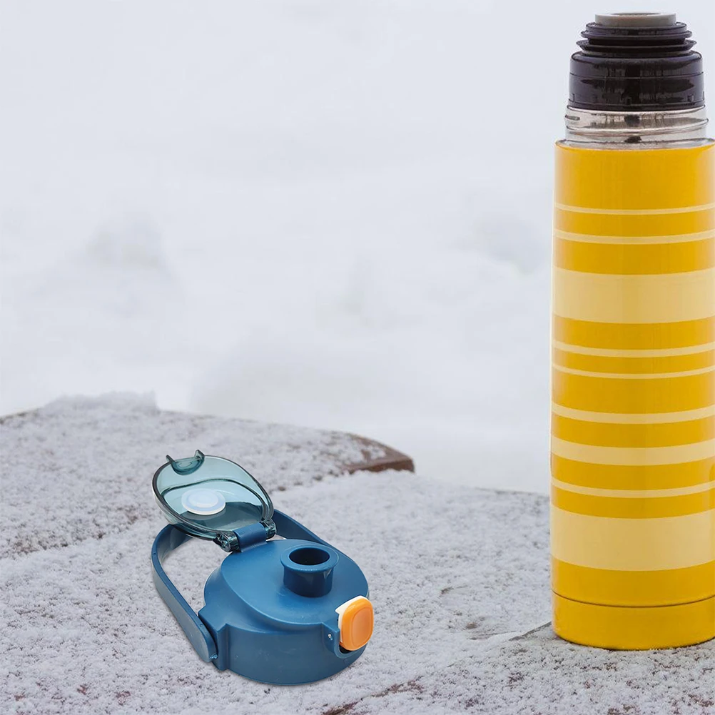 

2Pcs Silicone Water Bottle Cap Stoppers Leak Proof Spill Stopper Replacement Lid Plugs for Wide Mouth Cups Jugs