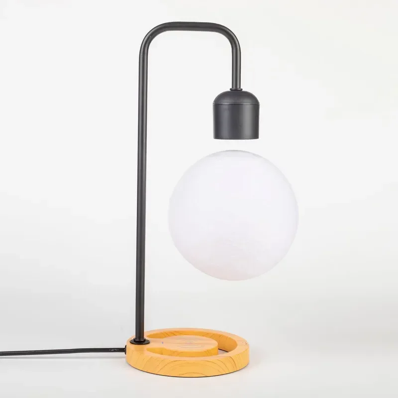 Factory promotion Best-selling multi-function suspended magnetic light floating 3D moon light