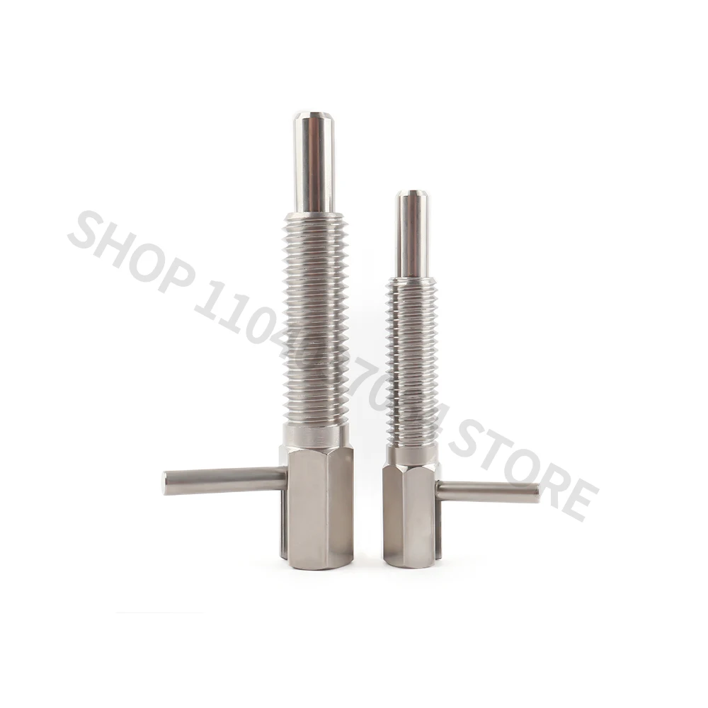 Factory Outlet  Stainless/Carbon Steel L-Handle For Index Holes VCN233 M6/8/10/12/16 Indexing Plungers Index Bolt