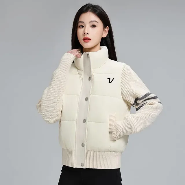 High Quality Authentic Golf Jacket for Women Golf Wear Winter 2024 Golf Padded Women Golf Clothes Korean GOLF Short Parkas Coat