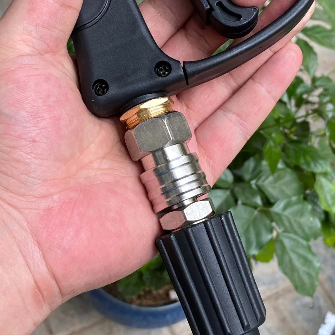 Quick Connect 1/4" To M22 Hose Converter High Pressure Wash Quick Connect Adaptor Car Wash Accessories image 3