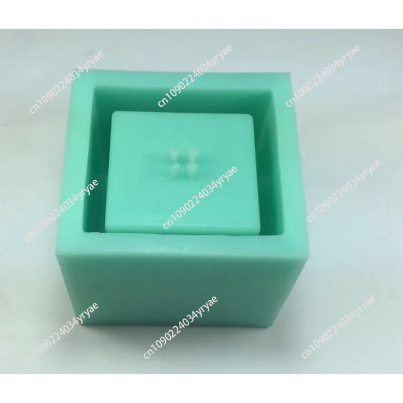 Suitable for PRZY silicone mold square succulent cement fair concrete flower pot magnesium mud flower pot silicone mold