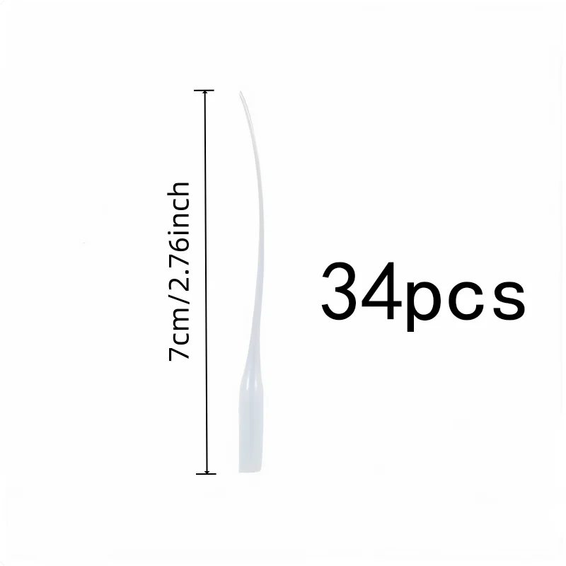 34 pcs Dispensing Droppers, Ultra Fine Pointed Tip and Precise Flow Control, ideal for Lab Micro Dispensing