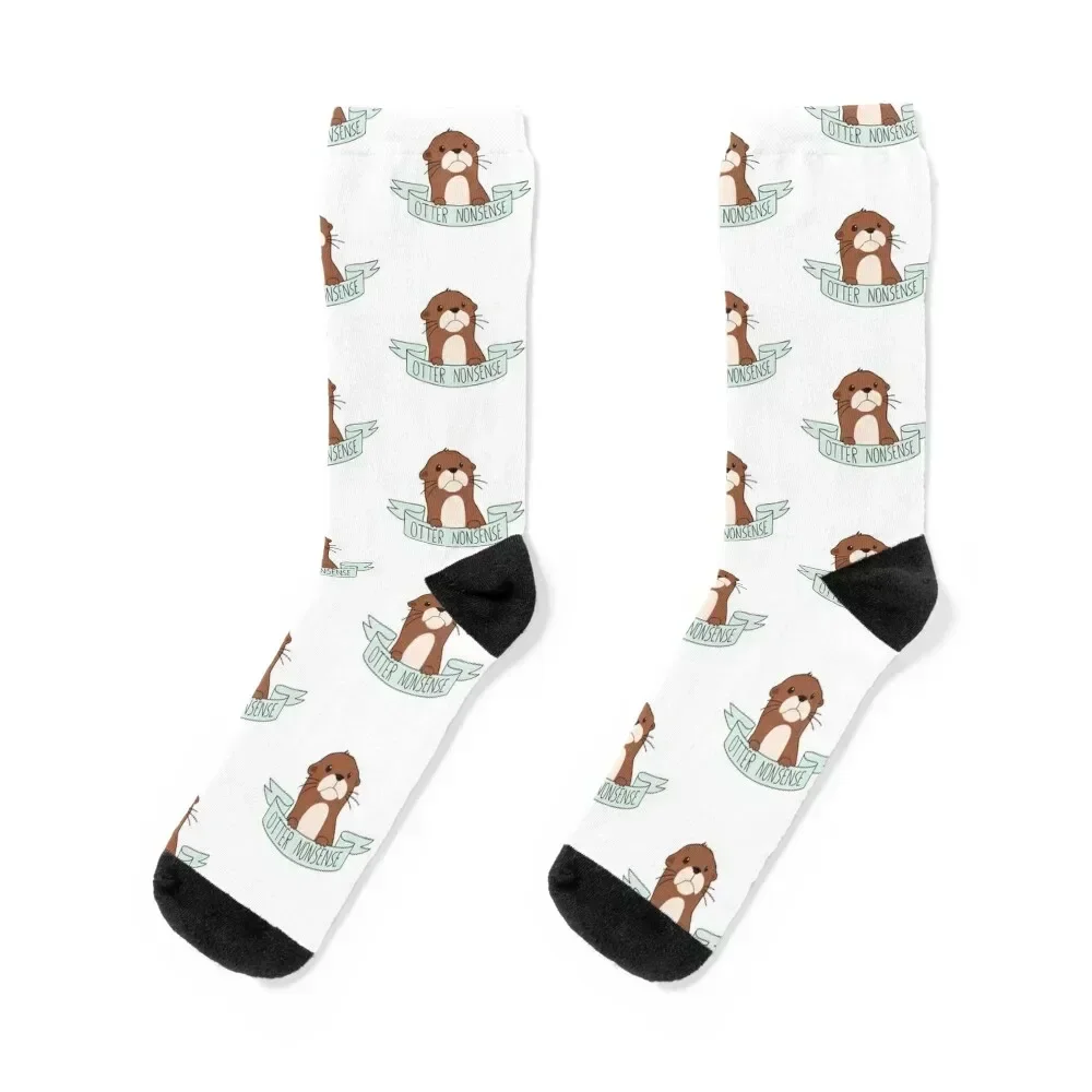 Otter Nonsense Socks Running christmas gifts designer Socks For Girls Men's