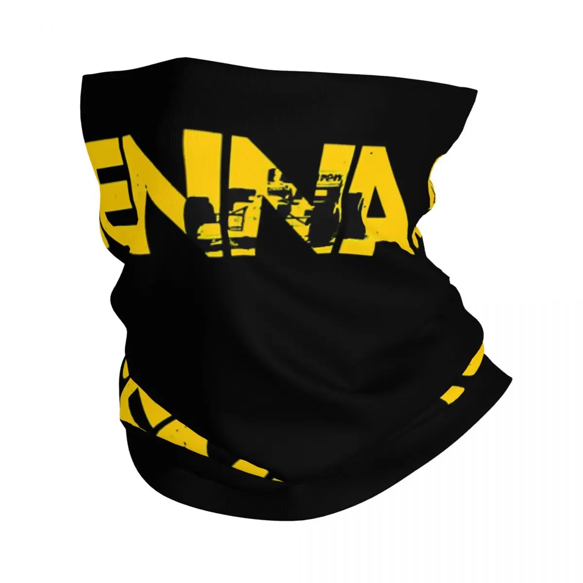 Yellow Logo Bandana Neck Gaiter Printed Motocross F1 Car Race Wrap Scarf Balaclava Cycling for Men Women Adult Winter