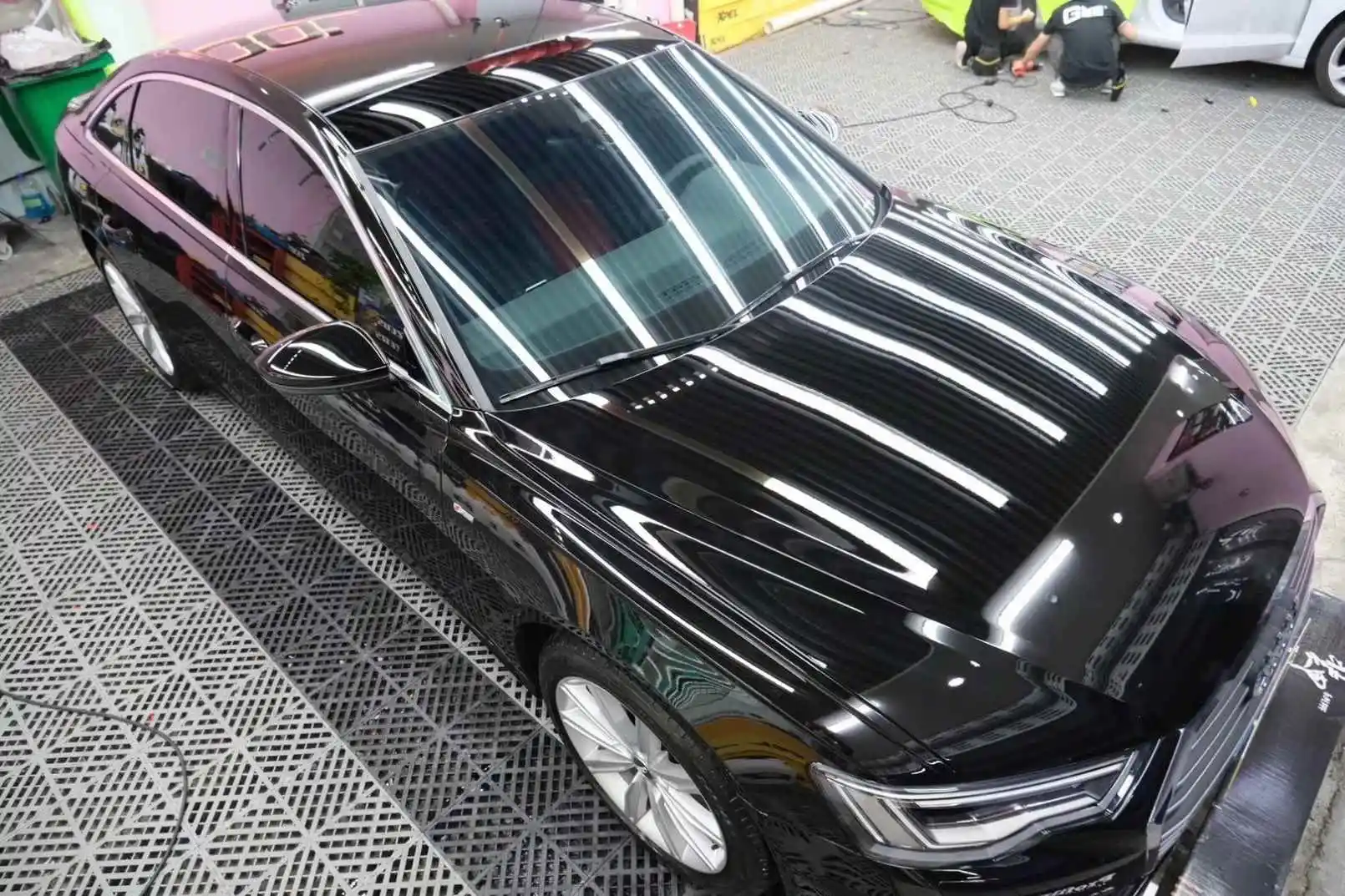 

Black Pearl Piano Black Invisible Car Jacket TPU PPF 1.52x15m Paint protection Film