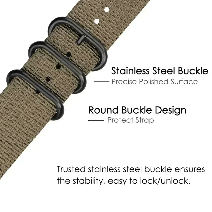 Canvas Nylon Strap for Garmin Fenix 7 6X 6S 6 Pro 5X 5 5S 3HR Sport Watchband for Garmin Band 22mm 26mm Bracelet Accessories view 2