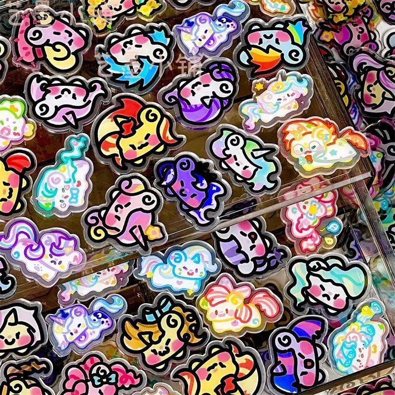 My Little Pony 4cm Single-layer Acrylic Pieces DIY Planner INS Phone Case Photo Frame Accessories Anime Cartoon - view 5
