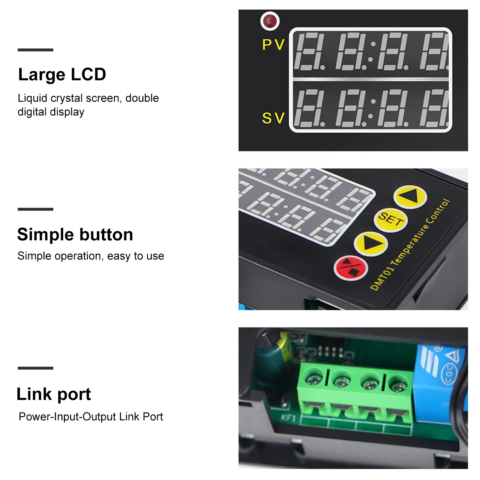 New Microcomputer Temperature Controller 1pcs Temperature Controller Intelligent Constant Temperature Microcomputer Controller
