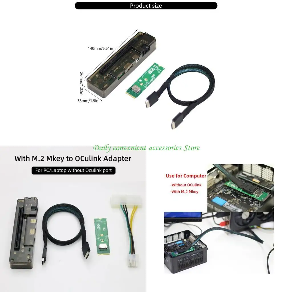 

97QB PCIE Внешняя видеокарта для ноутбука Кабель док-станции GDC OCuLink ГП Док-станция PCIe