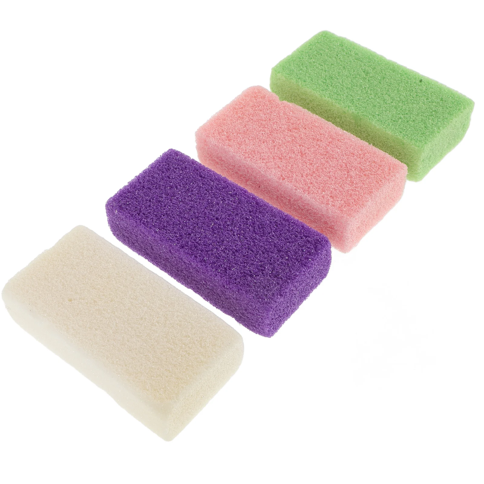 4PCS Foot Care Scrapers Pumice Callus Dead Skin Removers Dead Foot Rubbing Stones for Men Women Random Color