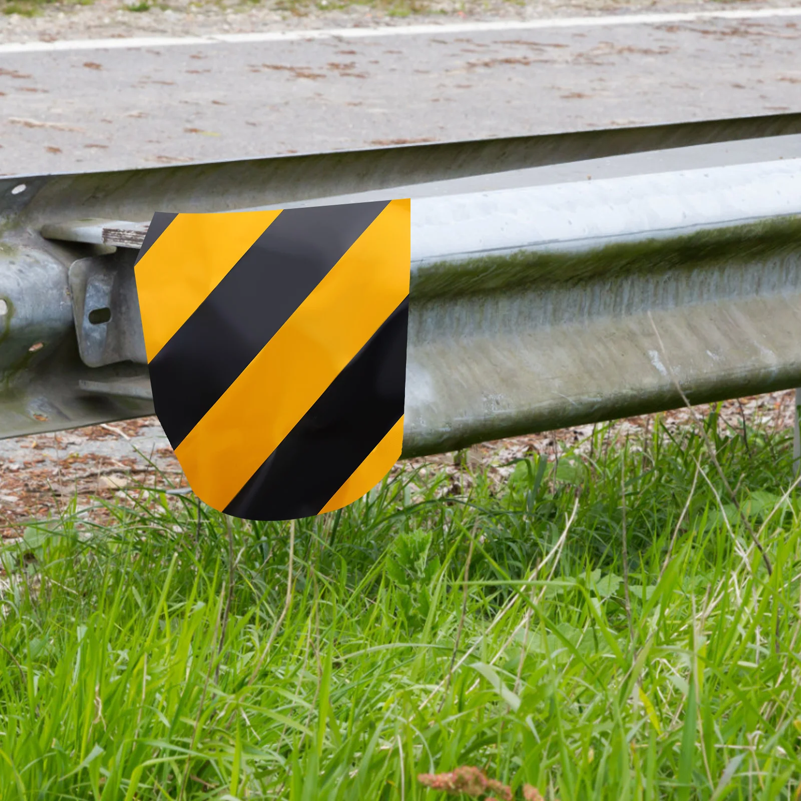 Reflective Film Highway Road Marker Sticker For Guardrail Column Warning Safety Bridge Driveway Emergency