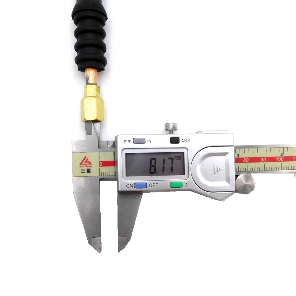 WP9 WP-9 Air Cooled Argon Tig Welding Torch Bule Handle 4M Gas And Separate 10-25 Cable Plug