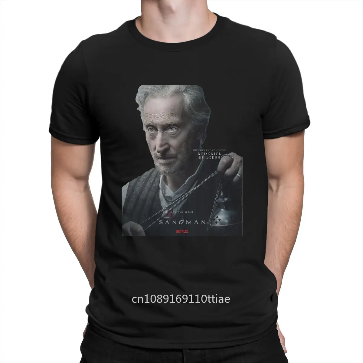 The Sandman Newest TShirt for Men British And American Suspense TV Dramas  Collar Pure Cotton T Shirt Birthday Gifts Tops