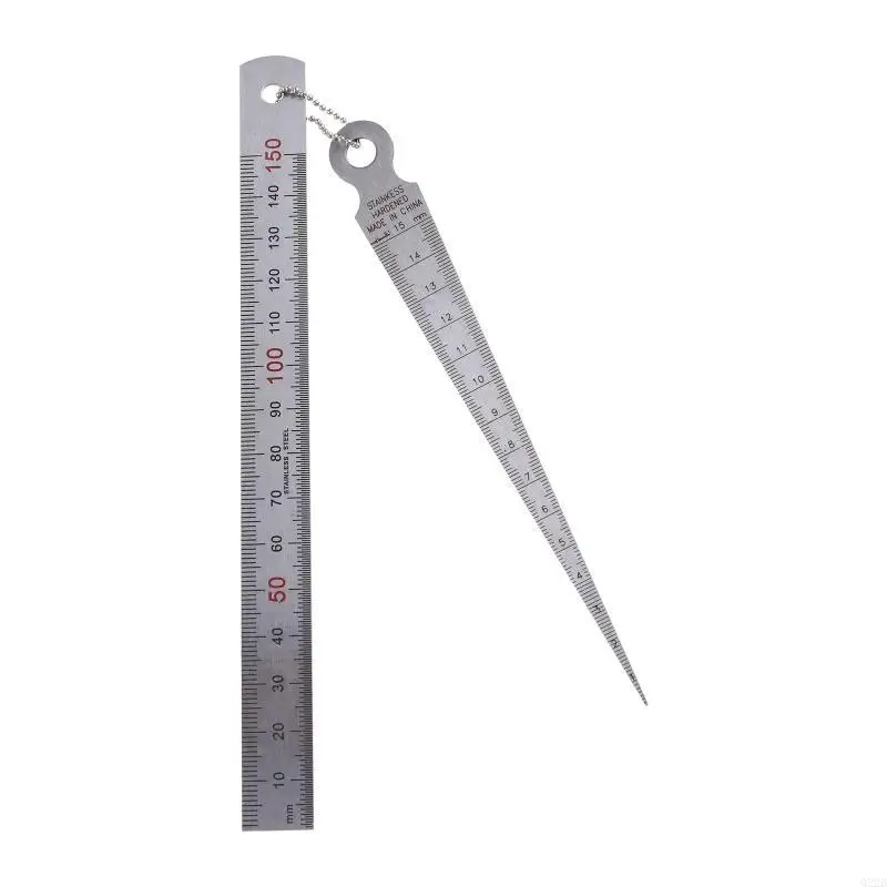 

Stainless Steel Welding Taper Metal Welding Taper Feeler Gauge Ruler Hole Inspection Tool 1-15mm 1-15cm 2 Pcs Drop Shipping