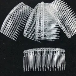 Wedding Party Ponytail Hair Comb for Bride Ponytail Holder for Teenagers Transparent Design Hot Girls Hair Styling Tool