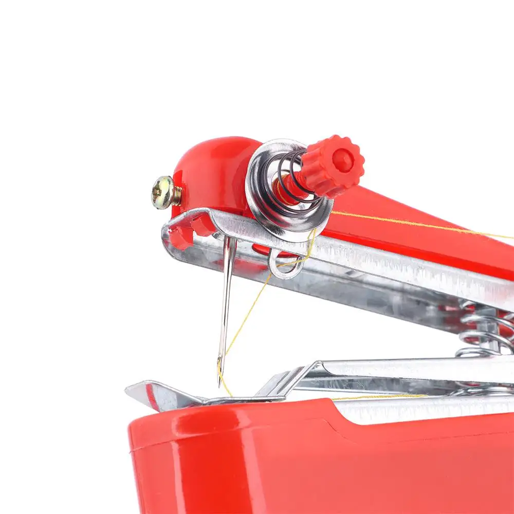 Best Sewing Machine for Beginners Best Gift For Family Portable Needlework Cordles Mini Hand-Held Clothes Fabrics Sewing Machine image 4