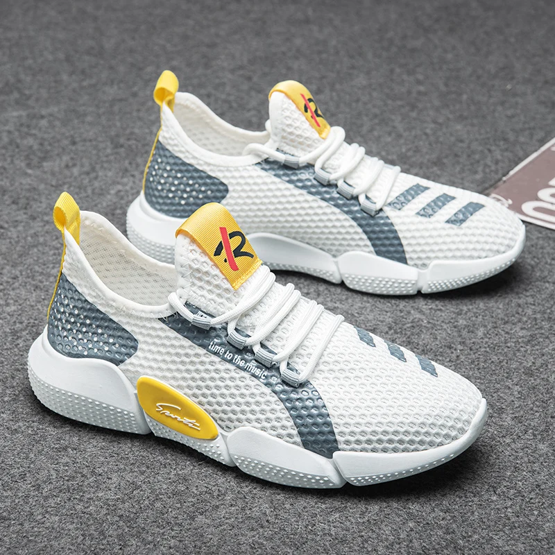 

Ultra-light Soft Athletic Sneakers Shock Relief Insoles for Weekend Shopping Mountain Hiking Student Daily Footwear