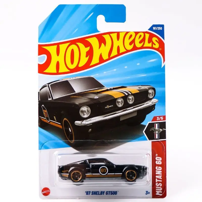 الأصلي الساخن عجلات سيارة مخصصة 18 فورد موستانج GT لعب للبنين 1/64 دييكاست Voiture شيلبي نموذج معدني جمع هدية عيد ميلاد #4