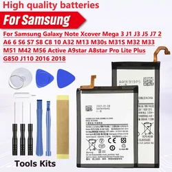 New Battery For Galaxy 3 J1 J3 J5 J7 2 A6 6 M30s M31S M32 M33 M51 S6 S7 M13 M42 M56 S8 C8 10 A32 Active A9 A8 star Pro Lite Plus