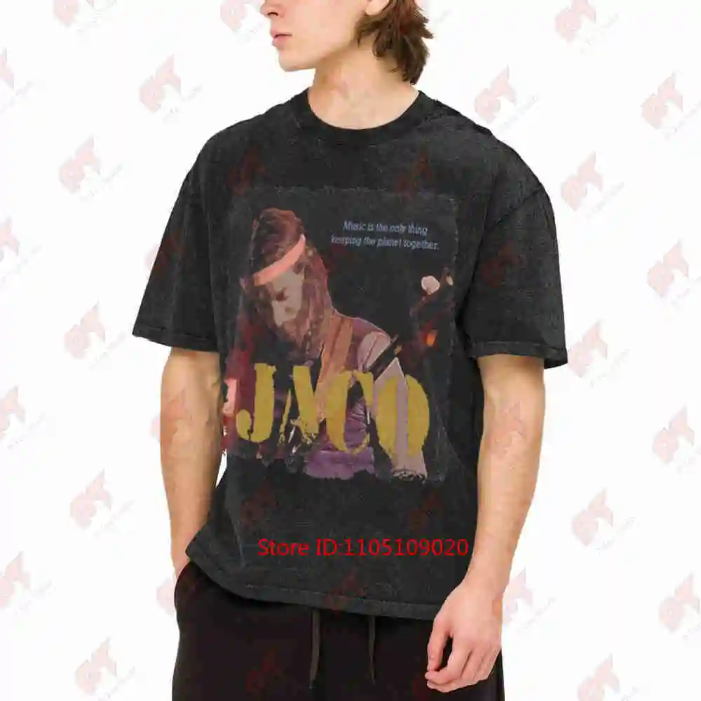 Jazz Wisdom Of Jaco Pastorius Vintage Washed Tee Pure Cotton T-Shirt
