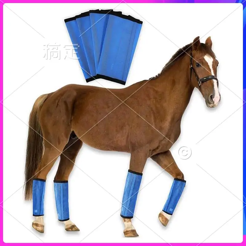 

AUU-4Pcs Mesh Fly Boots For Horse Breathable Mesh Horse Boots Protective Horse Leg Wraps Horse Legging For Preventing Flies