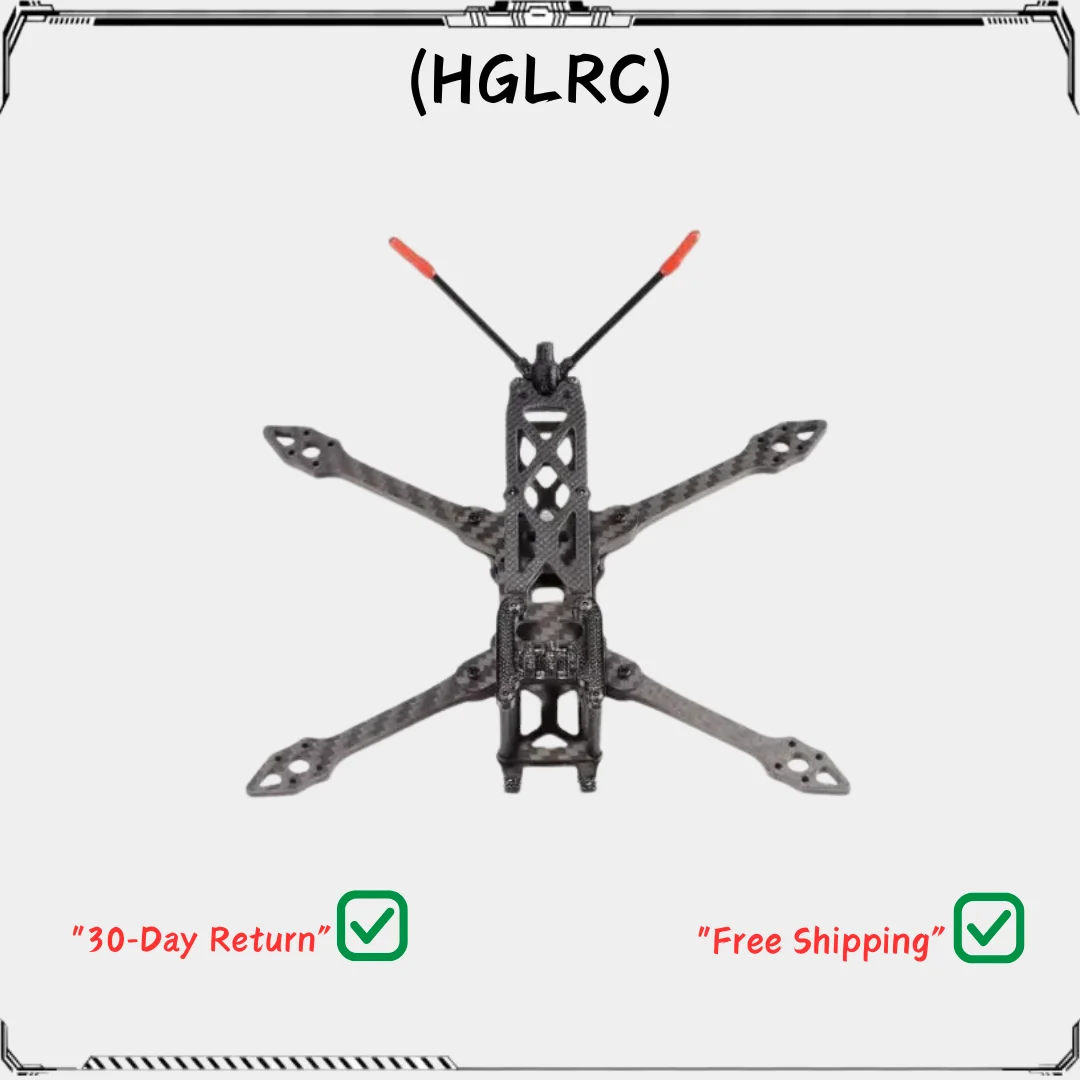 

HGLRC New Rekon4 FR 4inch 180mm FPV Frame Kit W/4mm Arm 3K Carbon Fiber Compatible 4inch Propeller for FPV Racing Drone Part